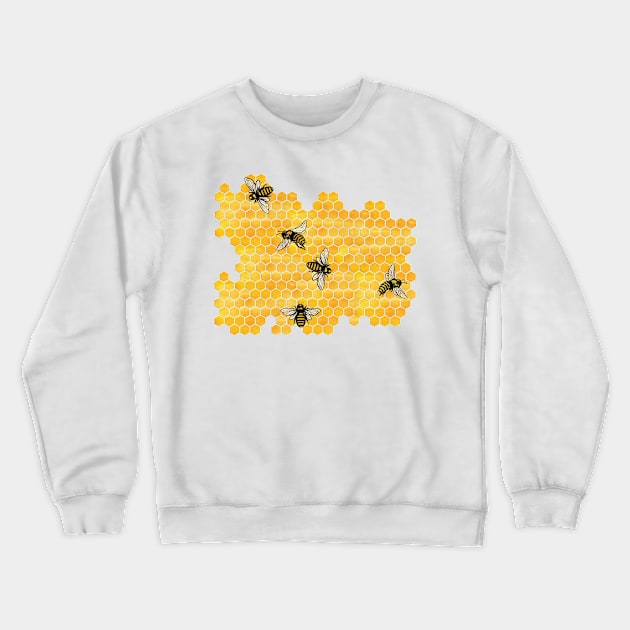 Cancer Honeybees Crewneck Sweatshirt by feedmepixiedust